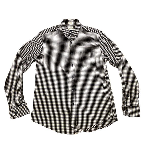 ✨J. Crew✨ Gingham shirt - Men's size M - Picture 5 of 6